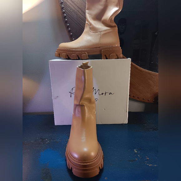 Rosso Mora leather boots - Picture 2 of 4